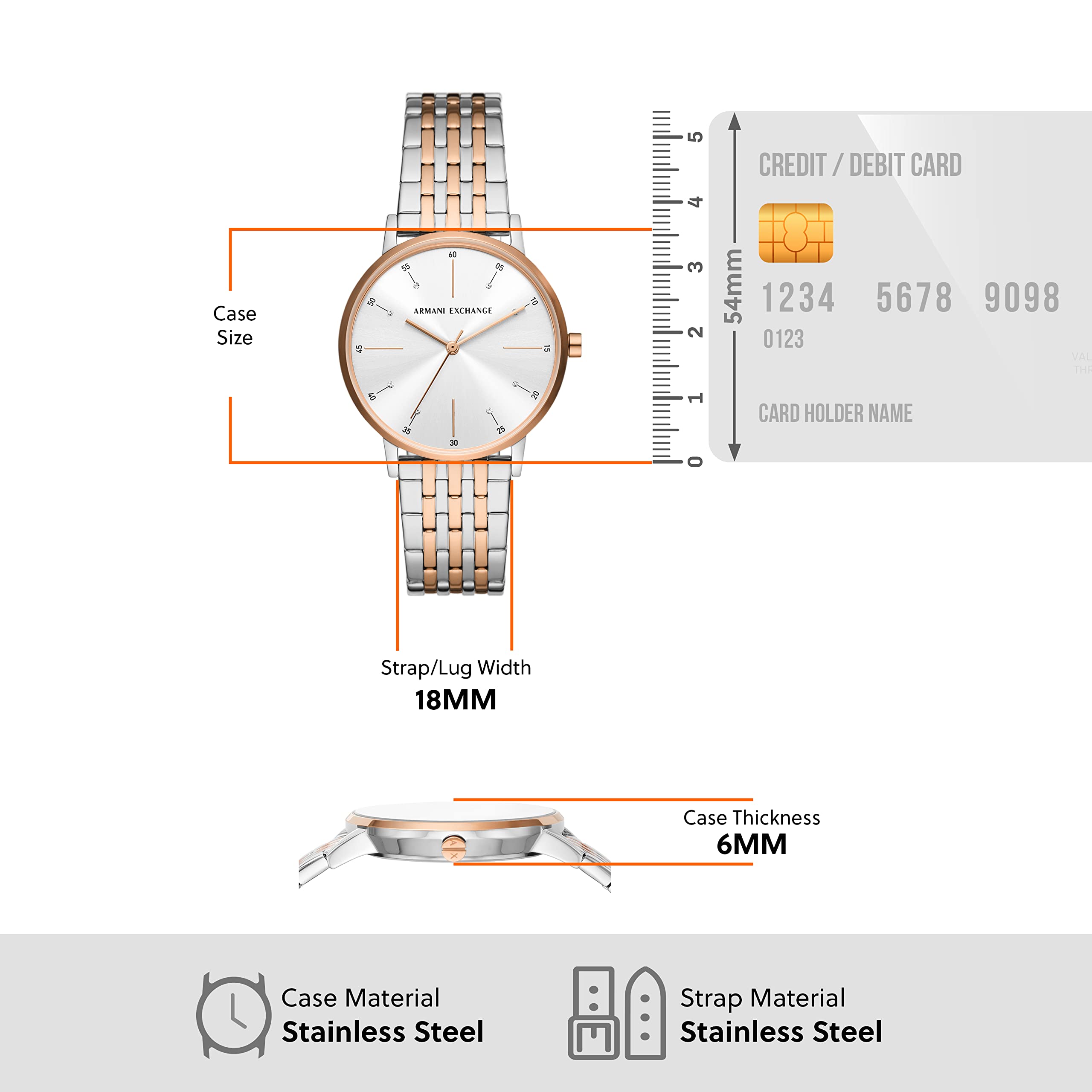 ARMANI EXCHANGE AX5580 WATCH