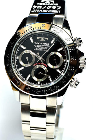 TECHNOS TSM401SB Chronograph 10ATM Men's Watch