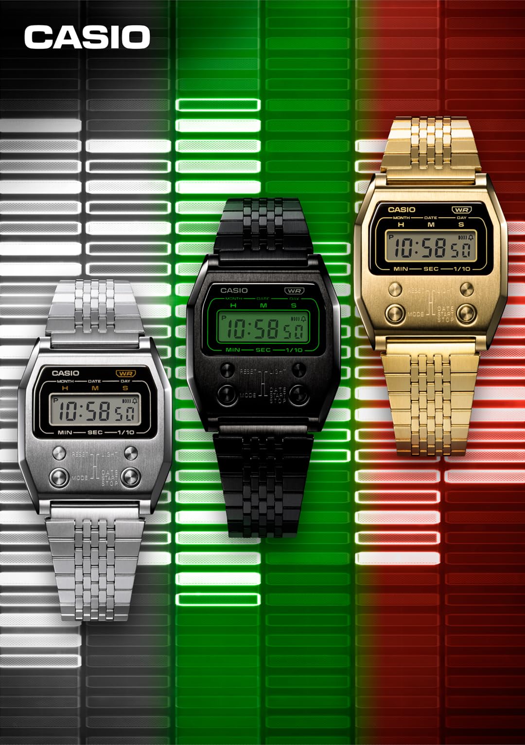 CASIO A1100G-5JF WATCH