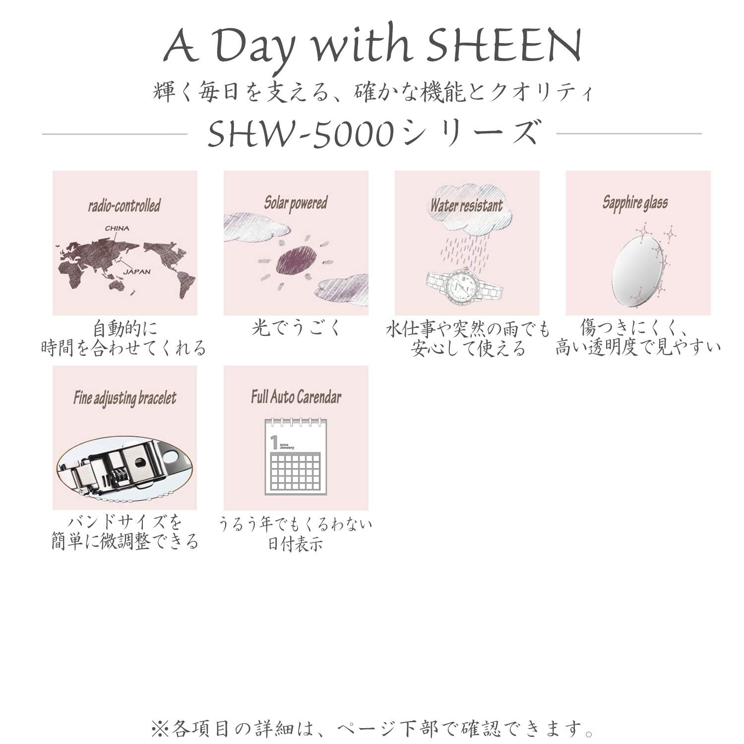 CASIO SHW-5000DSG-4AJF SHEEN WATCH