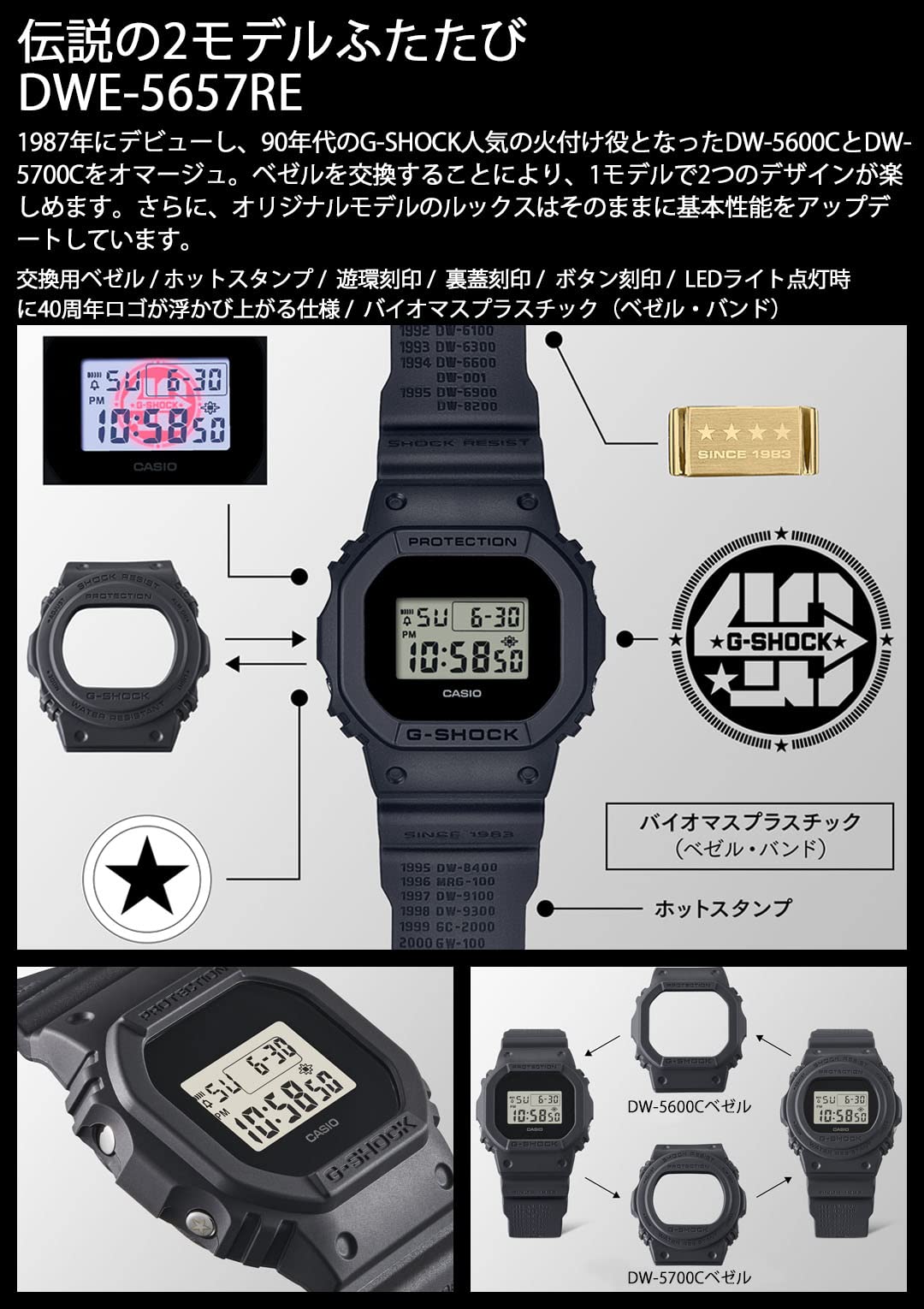 CASIO DWE-5657RE-1JR G-SHOCK WATCH