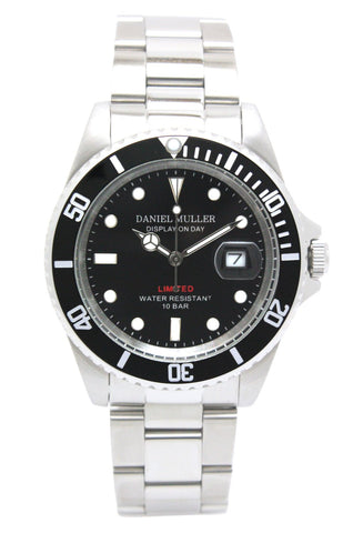 DANIEL MULLER DM-2018BK WATCH