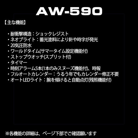 CASIO AW-591BB-1AJF G-SHOCK WATCH