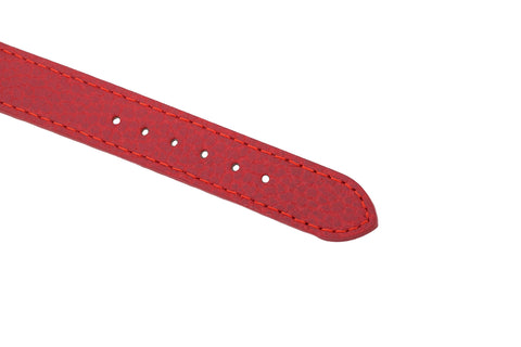 GRANDEUR ESL073T2 Tomato Red Leather Square Women's Quartz Watch