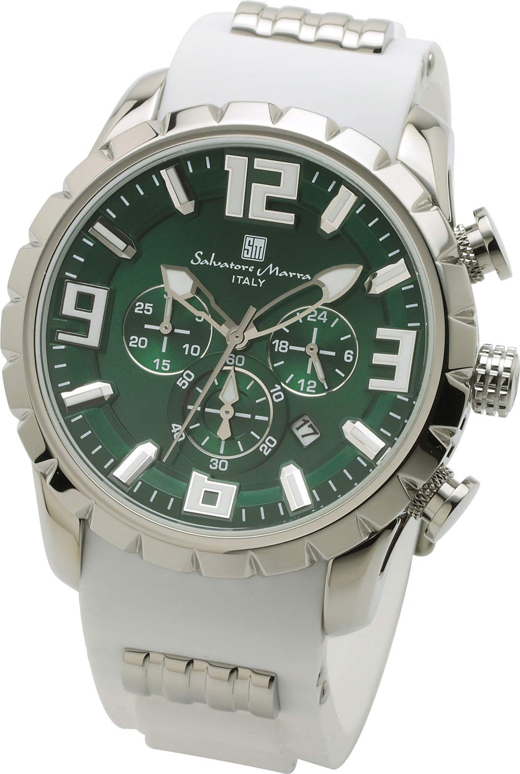 SALVATORE MARRA SM15107-SSGR/WH WATCH