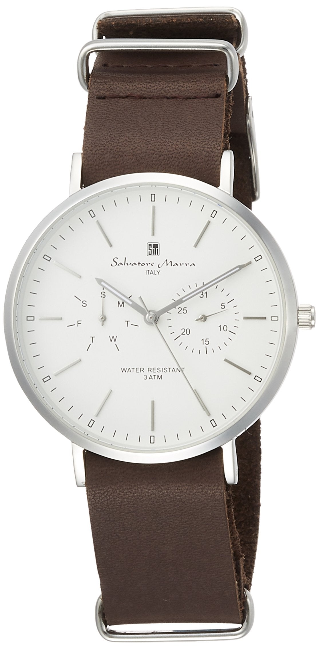 SALVATORE MARRA SM15117-SSWHSV WATCH