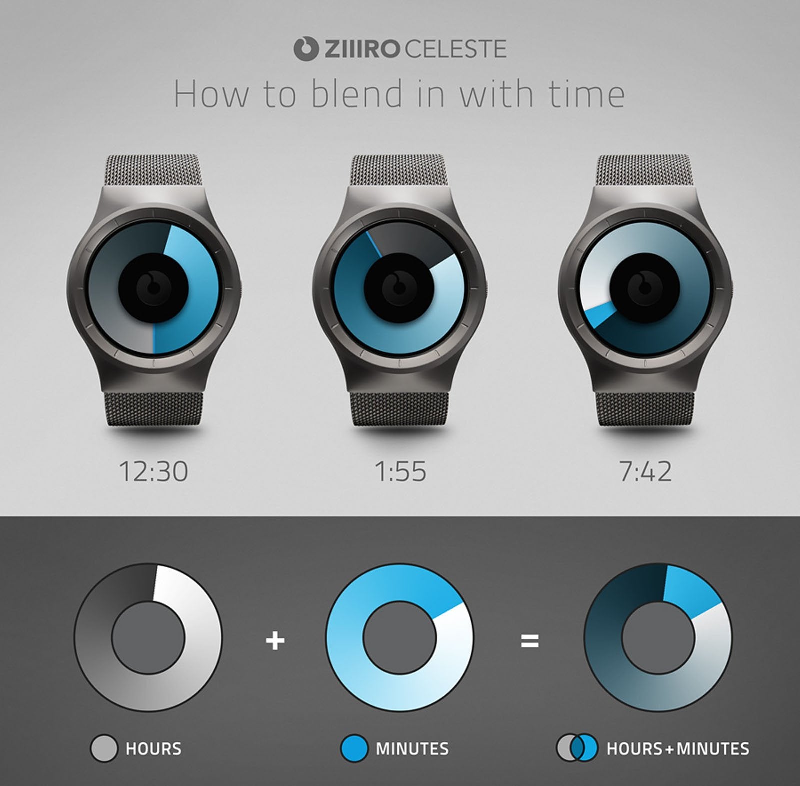 ZIIIRO Z0005WGBG WATCH