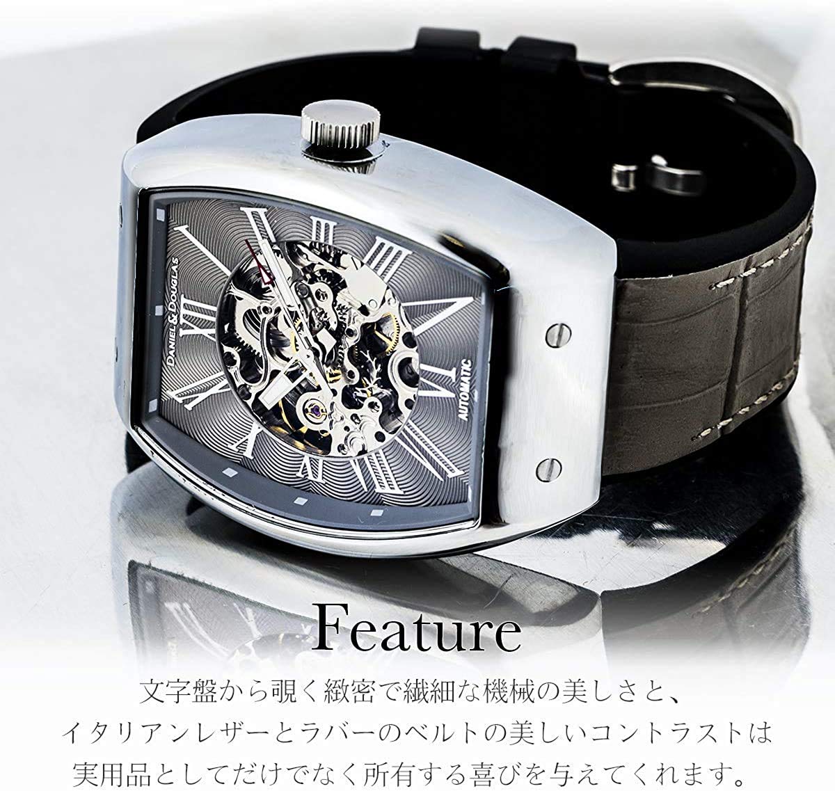 DANIEL AND DOUGLAS DD8808-GPCRBK WATCH