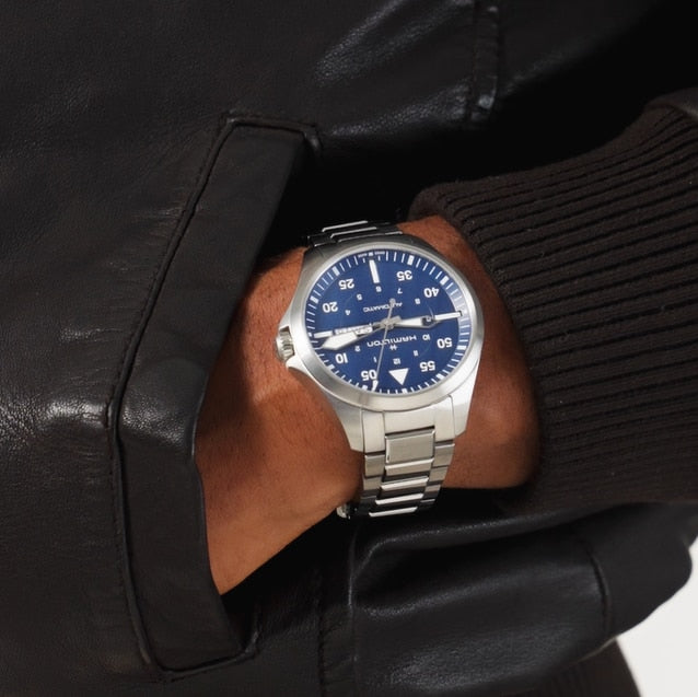 Hamilton H64635140 Watch - Khaki Aviation Pilot Day Date Auto (Image 2)
