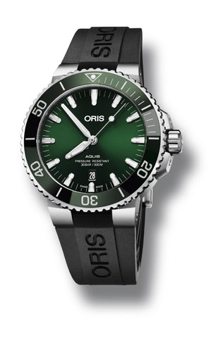 ORIS 7337730415742464EB Diver's Watch 300m Water Resistance Swiss Automatic Movement Luminous Hands Stainless Steel Case