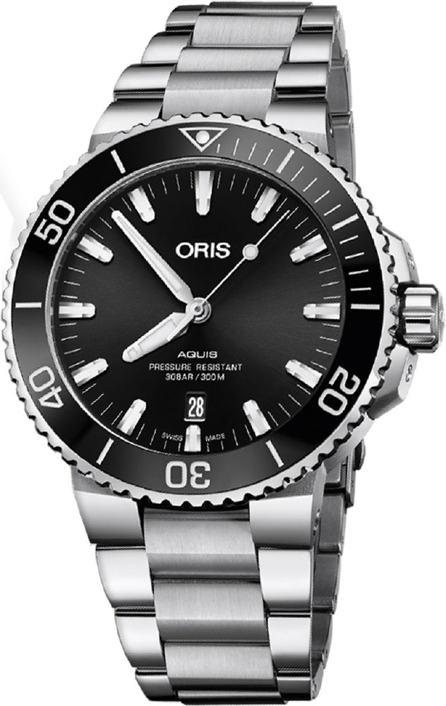 ORIS 7337732413482105PEB Watch - ORIS Divers Watch with SS Bracelet - Model , Stylish & Durable Timepiece