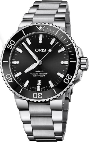 ORIS 7337732413482105PEB Watch - ORIS Divers Watch with SS Bracelet - Model , Stylish & Durable Timepiece
