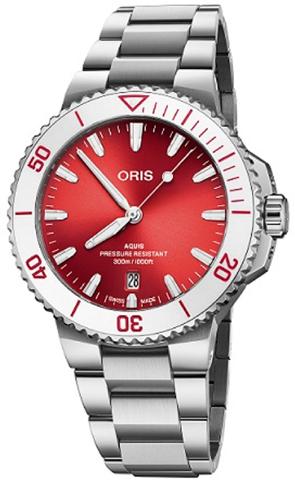 ORIS 7337787413882204PEB Watch - ORIS Aquis Limited Edition SS Bracelet Watch - Model RD