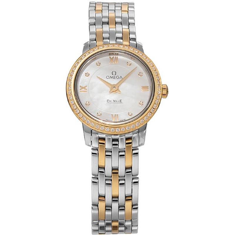OMEGA 424.25.24.60.55.001 Watch - De Ville Prestige Women's Metal Belt Parallel Import 5-Year Warranty