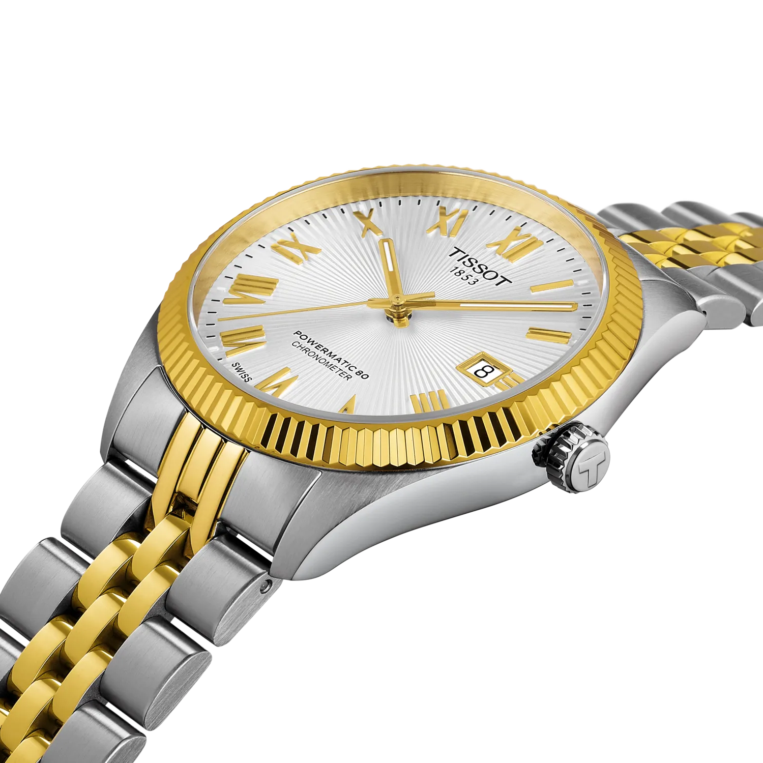 TISSOT T156.408.22.033.00 Watch - Swiss Automatic Watch - Elegant Stainless Steel - Water Resistant - Sapphire Crystal (Image