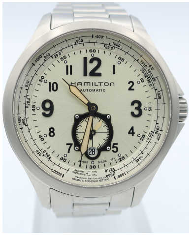 Hamilton H76655123 Watch - Khaki Aviation Khaki QNE Auto (Image 7)