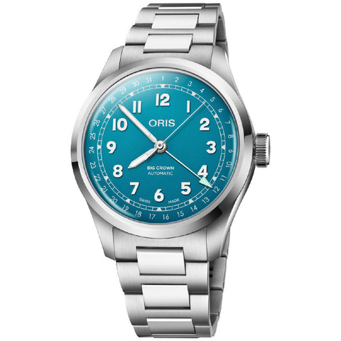 ORIS 7547798406582006 Big Crown Automatic Blue Dial Stainless Steel Bracelet Water Resistant