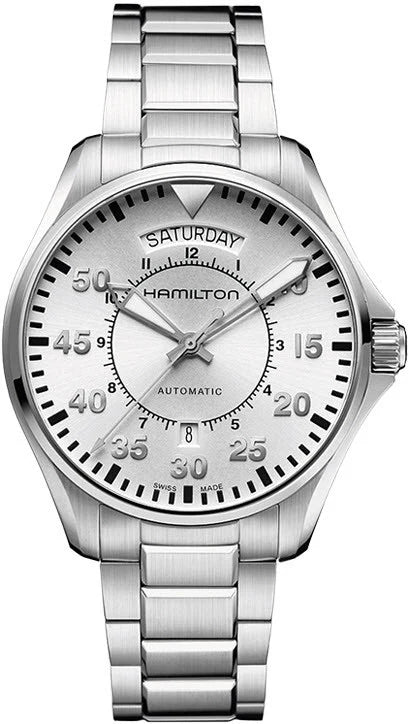 Hamilton H64615155 Watch - Khaki Aviation Pilot Day Date Auto (Image 3)