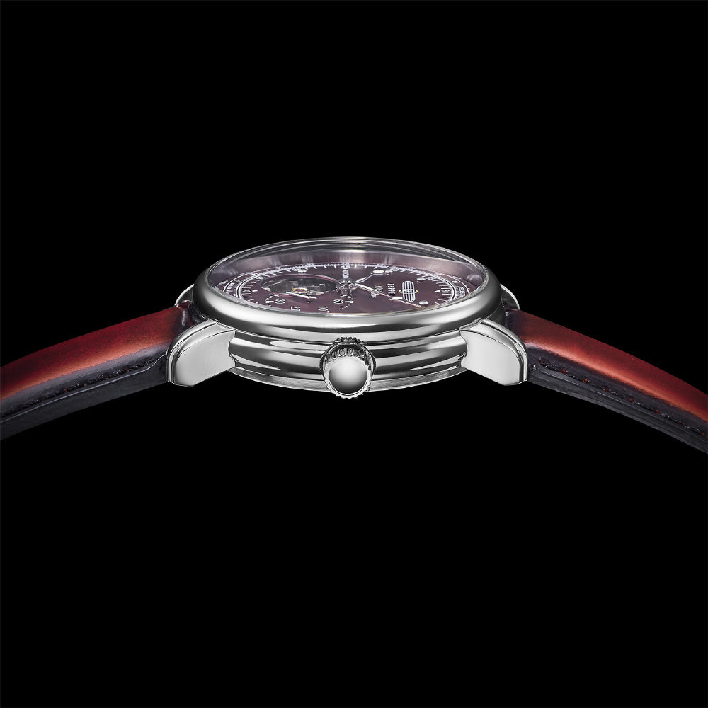 IPPO JAPAN WATCH 76627SET Watch - 100 Years Open Heart Series Red 2-Year Warranty Automatic Movement Elegant Design (Image 10