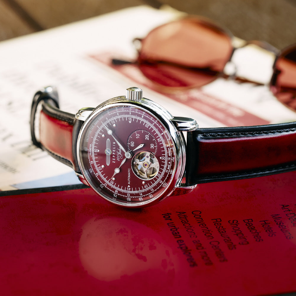IPPO JAPAN WATCH 76627SET Watch - 100 Years Open Heart Series Red 2-Year Warranty Automatic Movement Elegant Design (Image 3)
