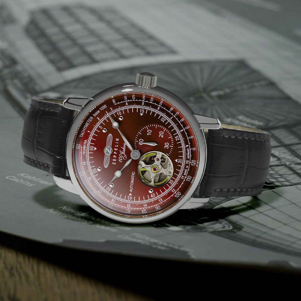 IPPO JAPAN WATCH 76627SET Watch - 100 Years Open Heart Series Red 2-Year Warranty Automatic Movement Elegant Design (Image 5)