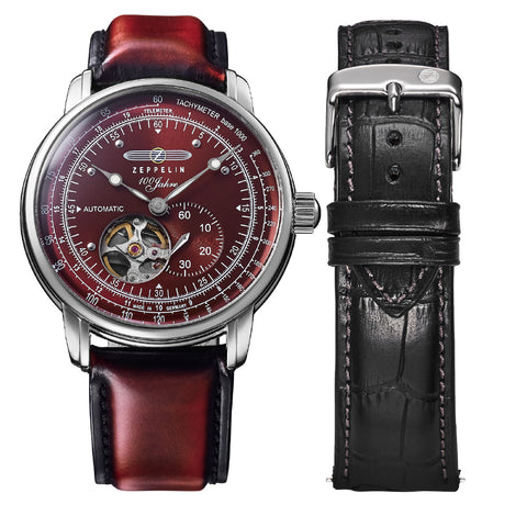 IPPO JAPAN WATCH 76627SET Watch - 100 Years Open Heart Series Red 2-Year Warranty Automatic Movement Elegant Design (Image 7)