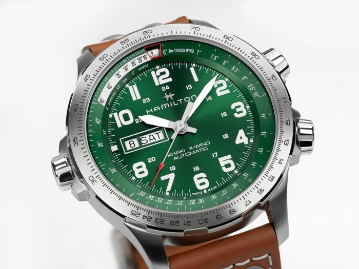 Hamilton H77735560 Watch - Khaki Aviation X-Wind Day Date Auto (Image 3)