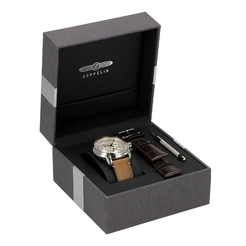 ZEPPELIN 7680 1N BIC1 100th Anniversary Bic Camera Limited Edition with 2 Year Warranty and Genuine Silver Finish for Collectors