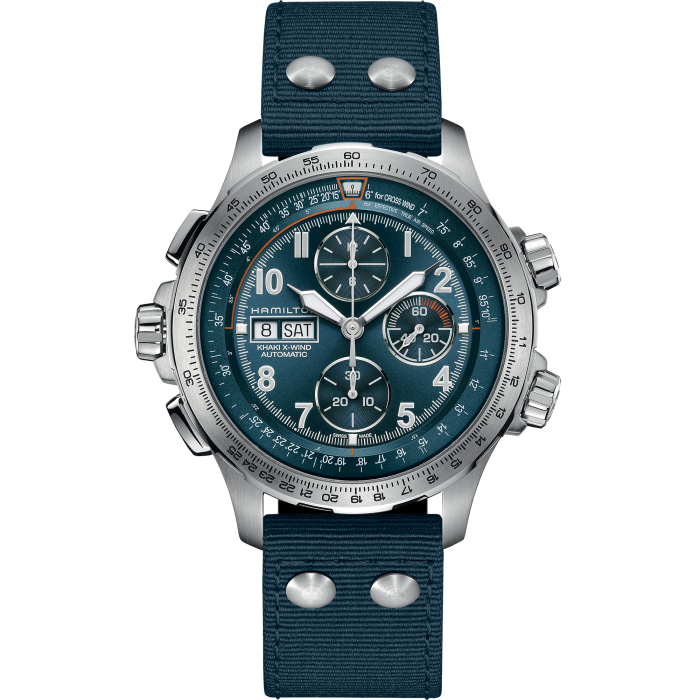 Hamilton H77906940 Watch - Khaki Aviation X-Wind Auto Chrono