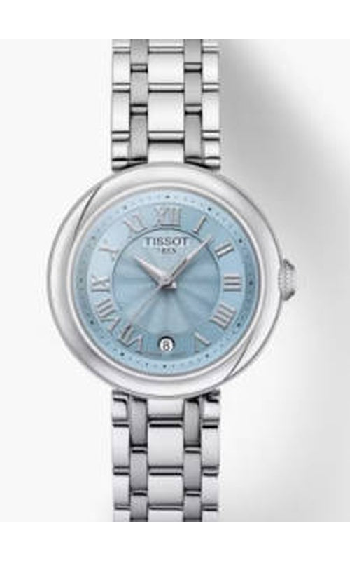TISSOT T1260101113300 Watch - TISSOT BELLOSSOMA Quartz SS Belt - Elegant Swiss Timepiece with Stylish Design