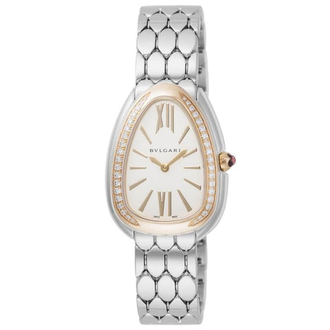 BVLGARI Serpenti 2-Year Warranty White SP33WSPGD [Parallel Import]