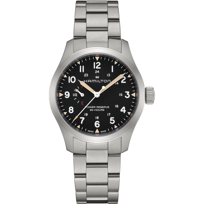Hamilton H69509130 Watch - Khaki Field Mechanical Power Reserve