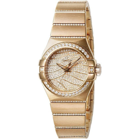 Omega Constellation CO-AXIAL Ladies' Watch with Metal Bracelet - Parallel Import, 5-Year Warranty - Model: 123.55.27.20.55.006