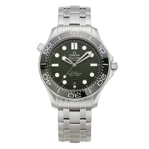 OMEGA 210.30.42.20.10.001 Watch - Seamaster Diver 300M 42mm Green Metal Parallel Import with 5-Year Warranty