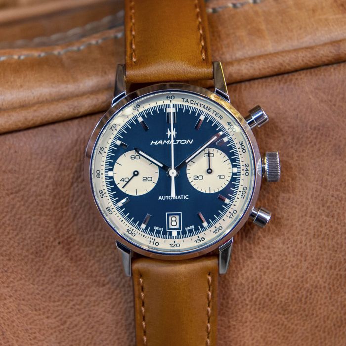 Hamilton H38416541 Watch - American Classic Intra-Matic Auto Chrono (Image 10)