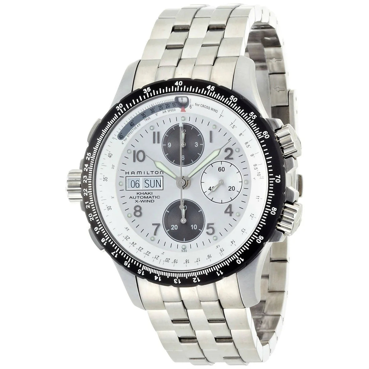 Hamilton H77626153 Watch - Khaki Aviation Khaki X Wind Auto Chrono