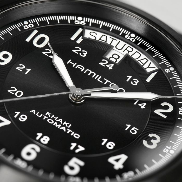 Hamilton H64465733 Watch - Khaki Field King Auto (Image 4)