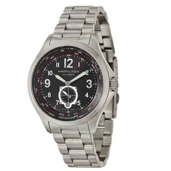 Hamilton H76655133 Watch - Khaki Aviation Khaki QNE Auto (Image 4)