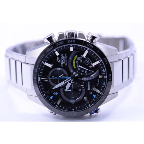Casio Men's EDIFICE Time Traveller Metal Band EQB-501XDB-1AJF