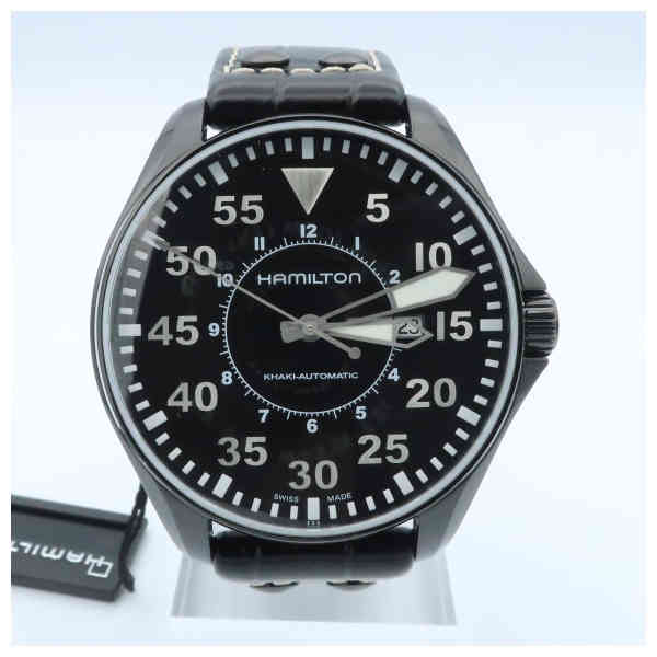 Hamilton H64785835 Watch - Khaki Aviation Pilot Day Date Auto (Image 6)