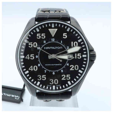 Hamilton H64785835 Watch - Khaki Aviation Pilot Day Date Auto (Image 6)