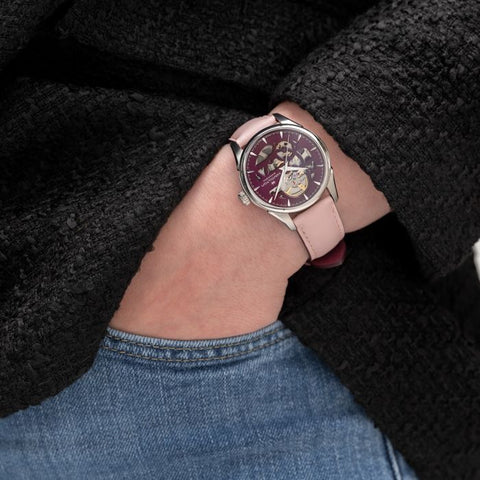 Hamilton H32265801 Jazzmaster 【Directly Managed Flagship Store & Online Boutique Exclusive】Skeleton Lady Auto