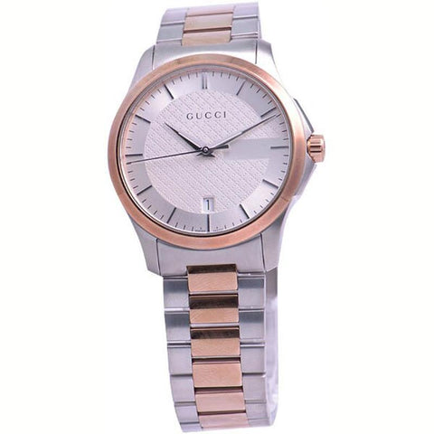 GUCCI G-Timeless 2-Year Warranty YA126447 Silver [Parallel Import]