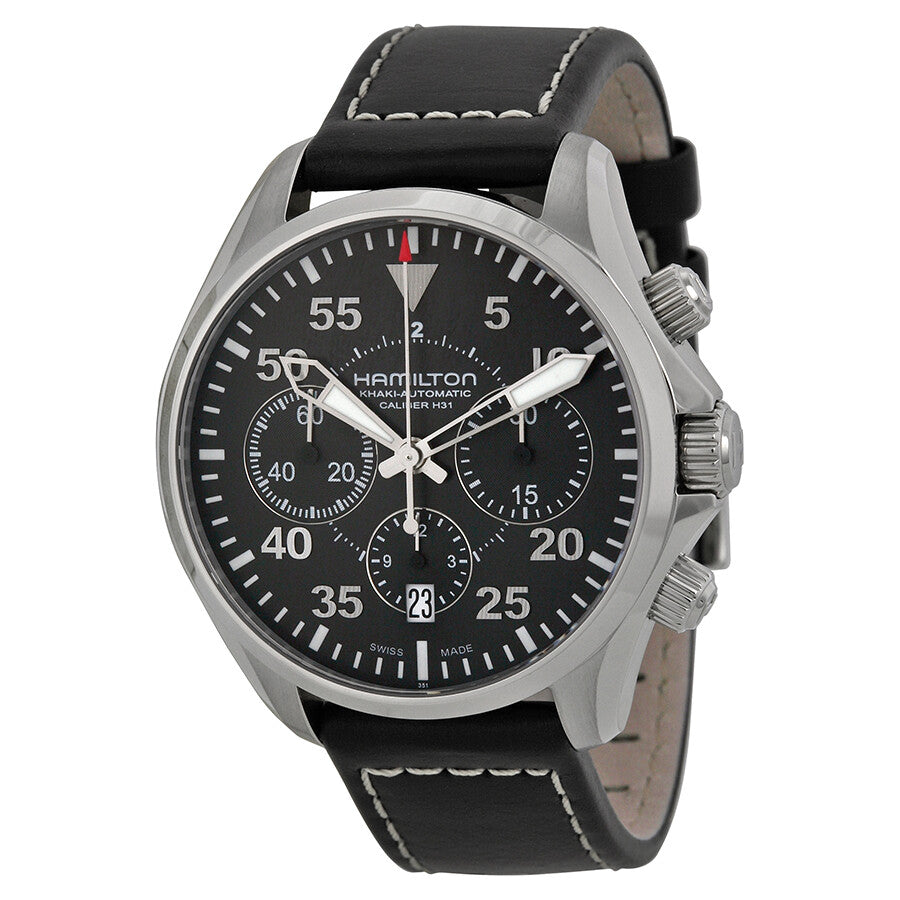 Hamilton H64666735 Watch - Khaki Aviation Khaki Pilot Auto Chrono