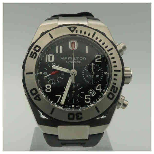 Hamilton H78716333 Watch - Khaki ネイビー Khaki Navy Sub Auto Chrono (Image 3)