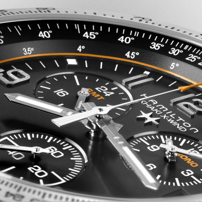 Hamilton H77912335 Watch - Khaki Aviation X-Wind GMT Chrono Quartz (Image 3)