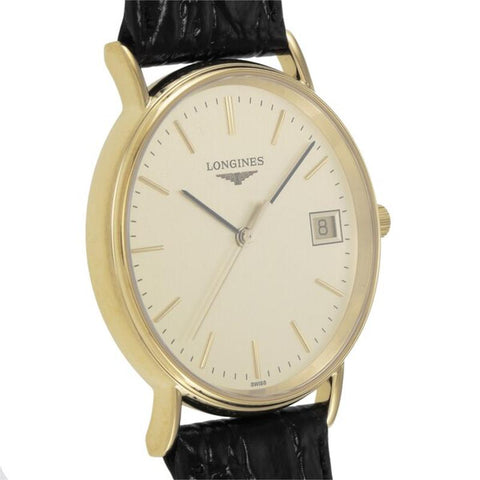 Longines Presense 2-Year Warranty Gold L4.819.2.32.2 [Parallel Import]