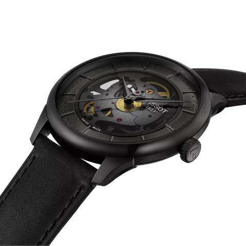 TISSOT T139.836.36.441.00 Swiss Automatic Chronograph Sapphire Crystal Leather Strap Water Resistant