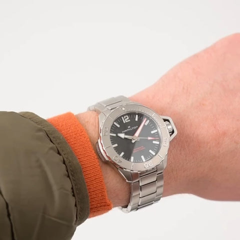 Hamilton H77485130 Watch - Khaki Navy Openwater Auto