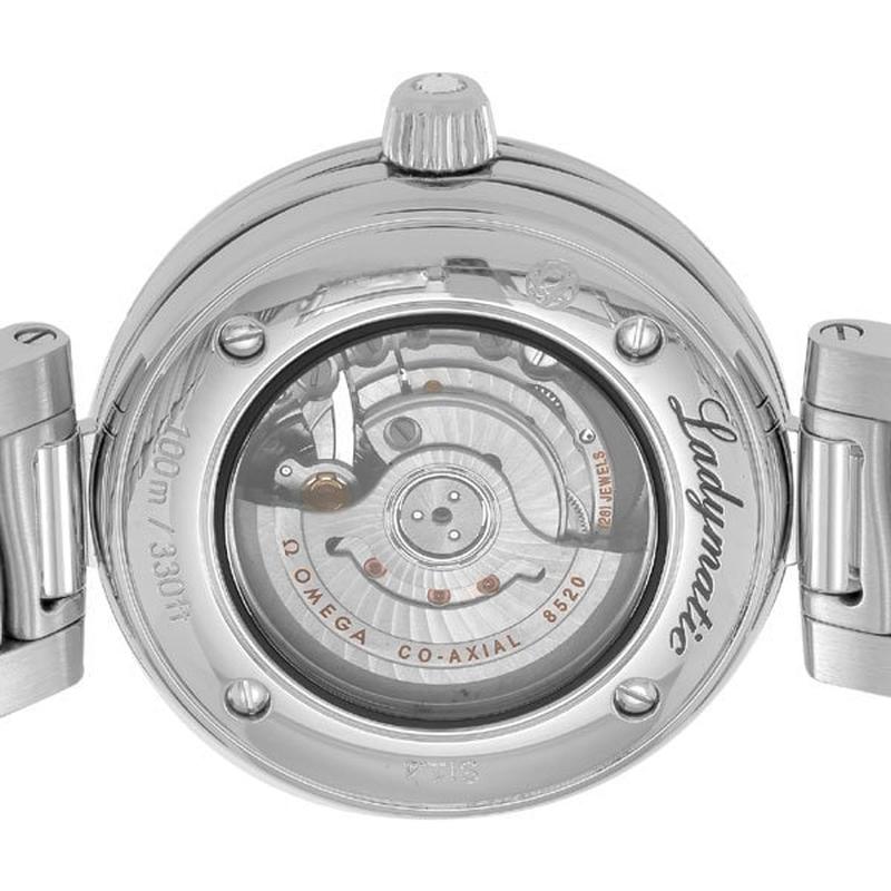 OMEGA 425.35.34.20.55.001 Watch - De Ville Ladymatic 5-Year Warranty White [Parallel Import] (Image 4)